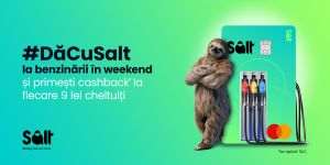 Salt Bank oferă cashback la benzină: 20 de bani/litru, în două weekenduri consecutive